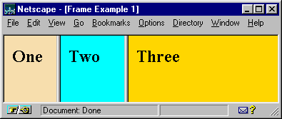 Frames Example 1