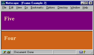 Frames Example 2